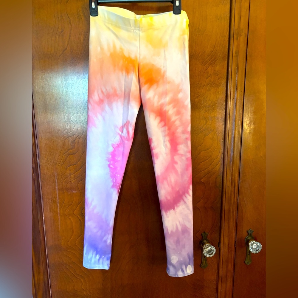 Colorful Tie-Dye Leggings Workout pants size M